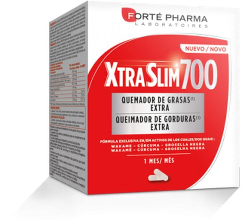 Xtraslim 700 Quemador de Grasa extra 120 cápsulas  1 mes