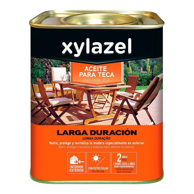 Xylazel aceite para teca larga duracion color natural 0.750l