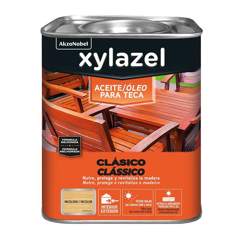 Xz Aceite Teca Incoloro 750 Ml