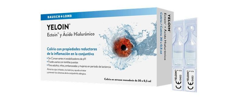 Yeloin Colirio con Ectoin Monodosis 30 x 0,5 ml