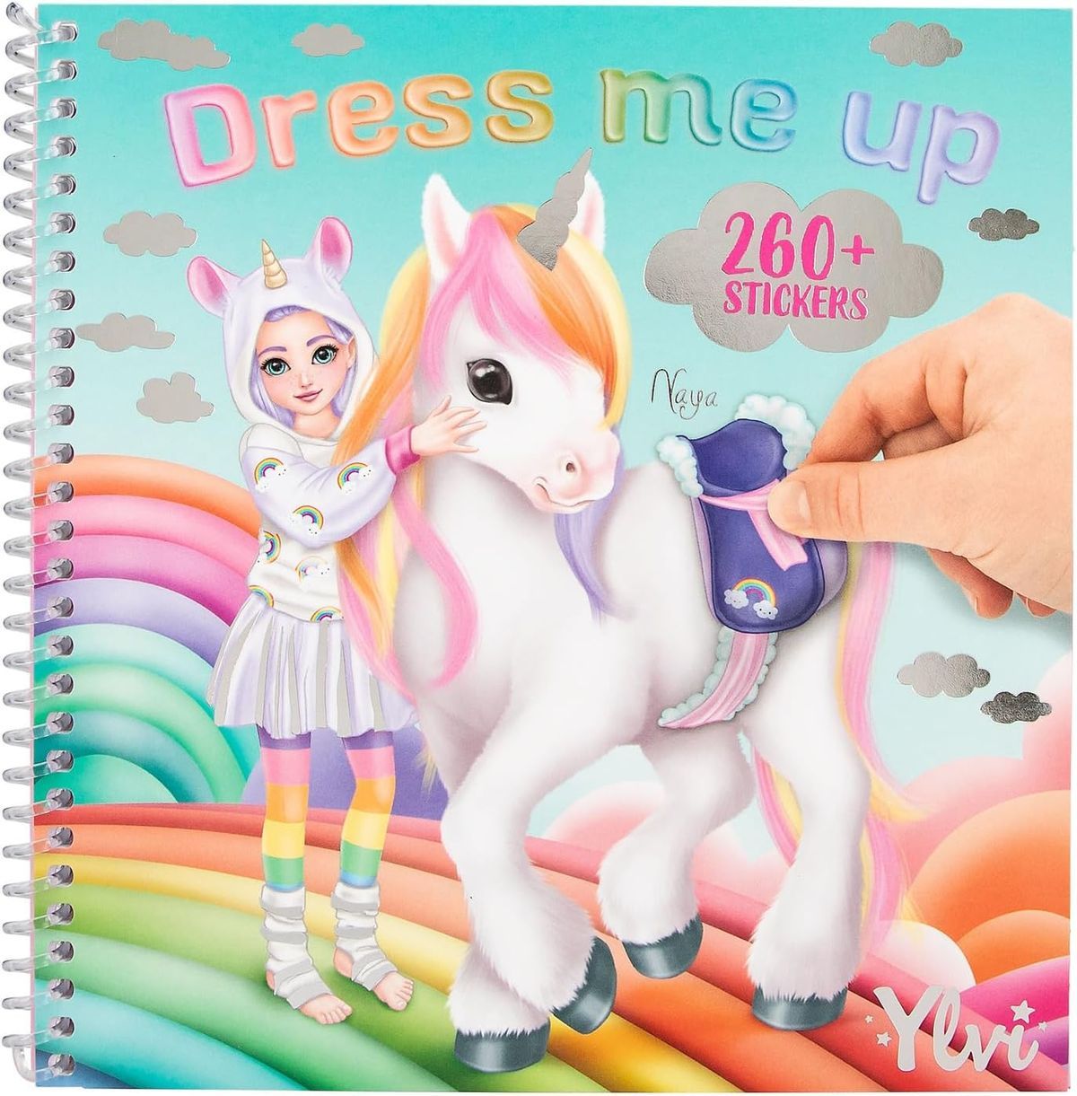 Ylvi - Dress Me Up - Cuaderno Con Calcomanías