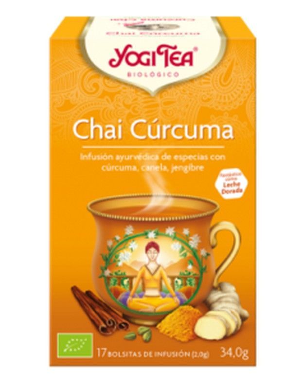 Yogi Tea Chai Cúrcuma 17 Bolsitas