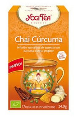 Yogi Tea Chai Curcuma 17 Bolsitas X 2 Gr