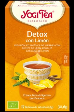 Yogi Tea Detox Con Limón 17 Bolsitas