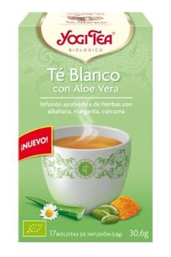 Yogi Tea Te Blanco Con Aloe Vera 17 Filtros