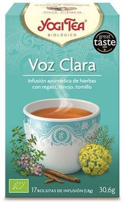 Yogi Tea  Voz Clara 17 Bolsitas