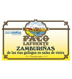Zamburiñas en salsa de vieira paco lafuente ol115 g