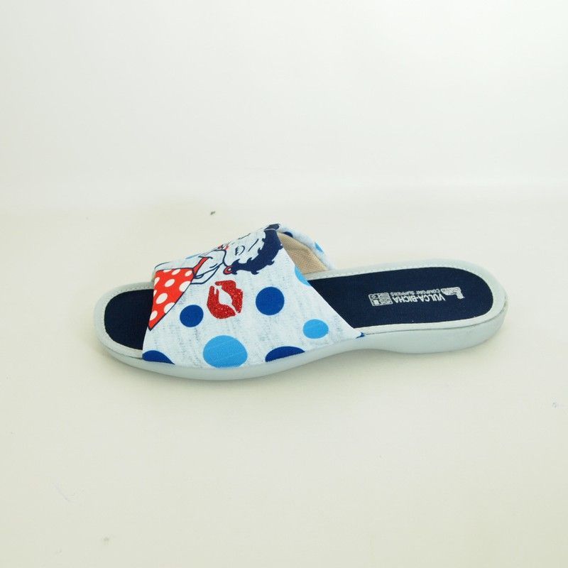 Zapatilla casa Vulca-Bicha 1911 Azul-Perla