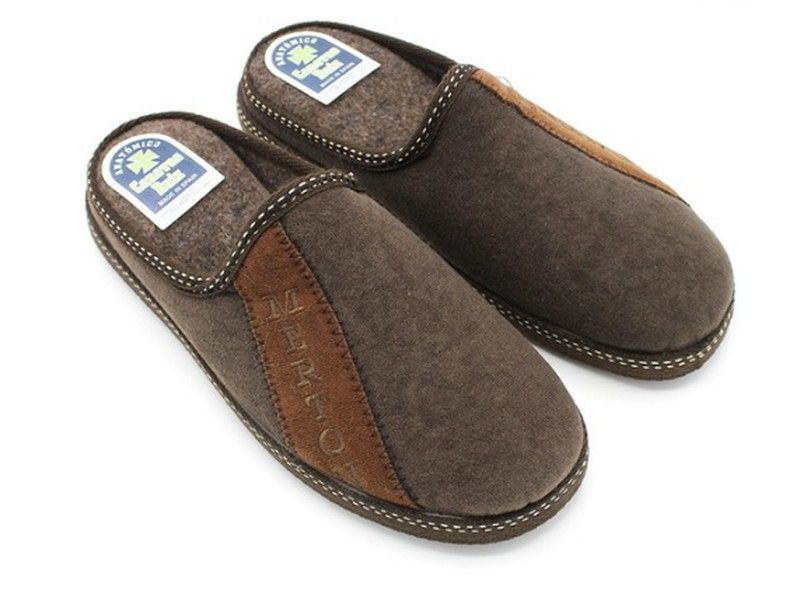 Zapatilla de casa merton marrón