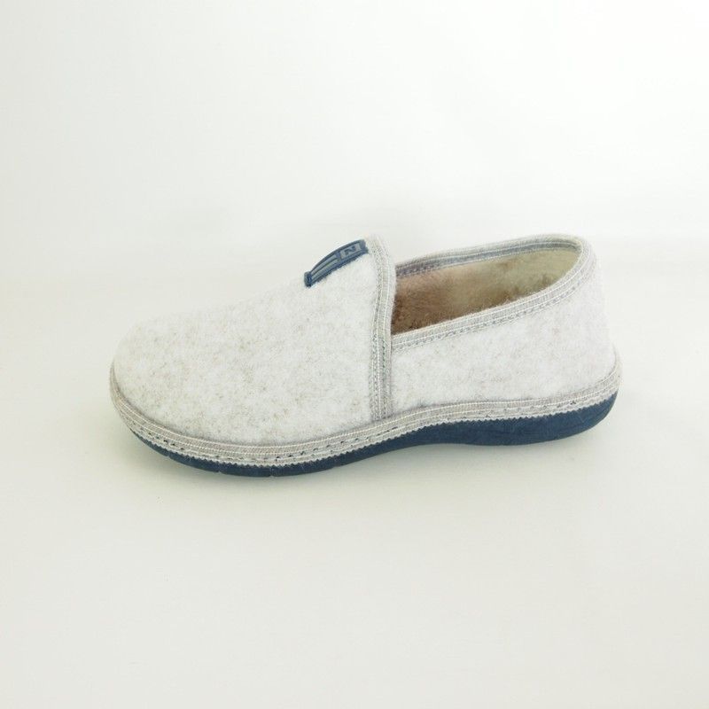 Zapatilla de casa Nordikas Tirol 1825 Beige