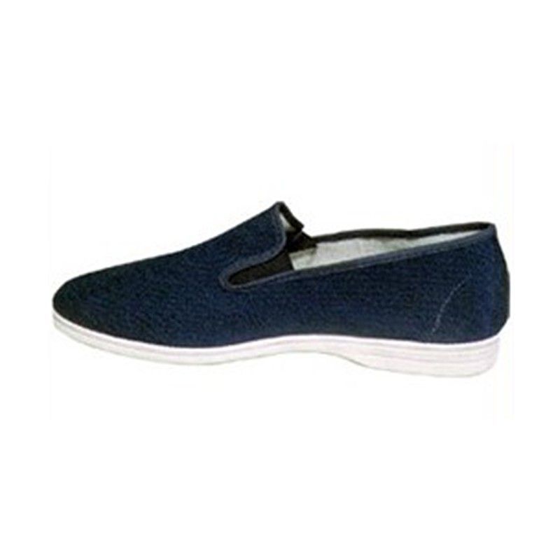 Zapatillas azules de lona con goma Cangrejo