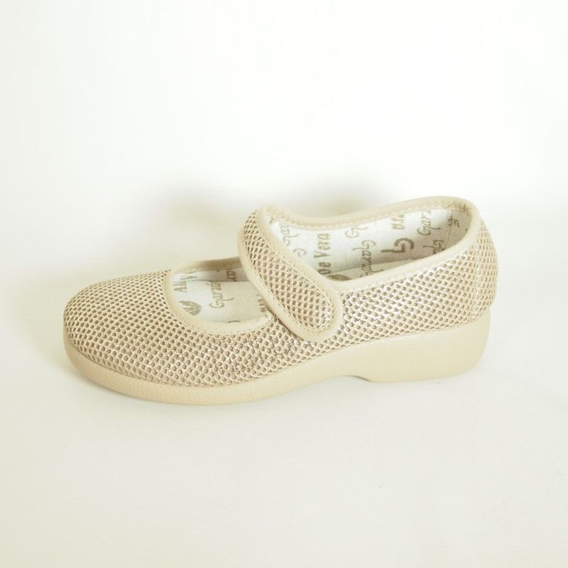 Zapatillas de casa Garzón 3065_218 Merceditas Beige