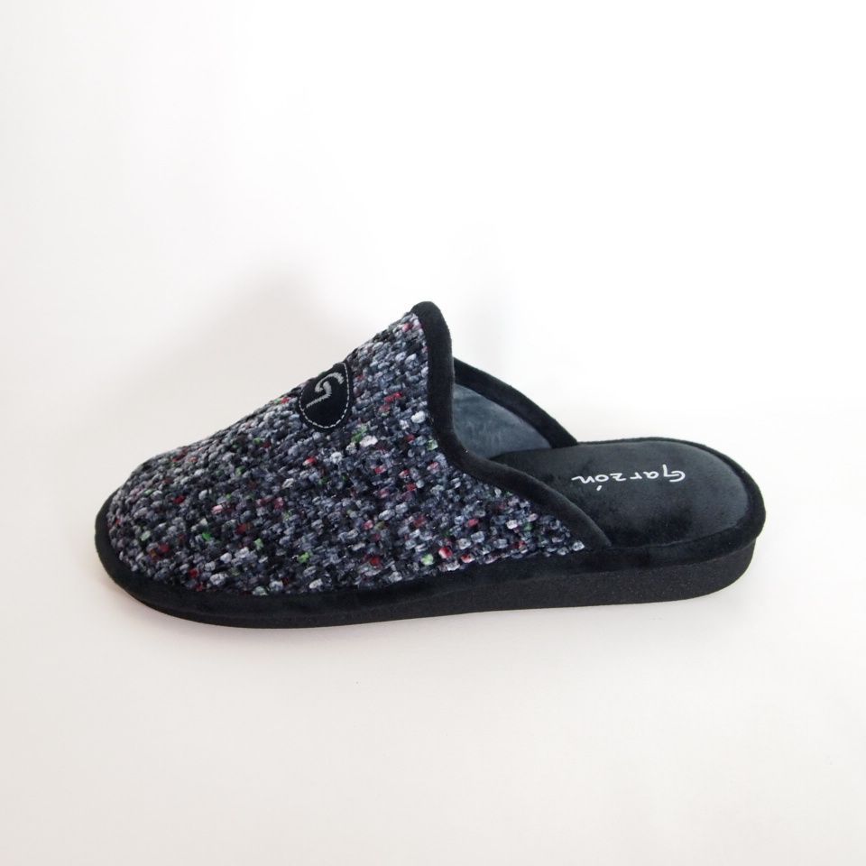 Zapatillas de casa Garzón P351-594 Negro
