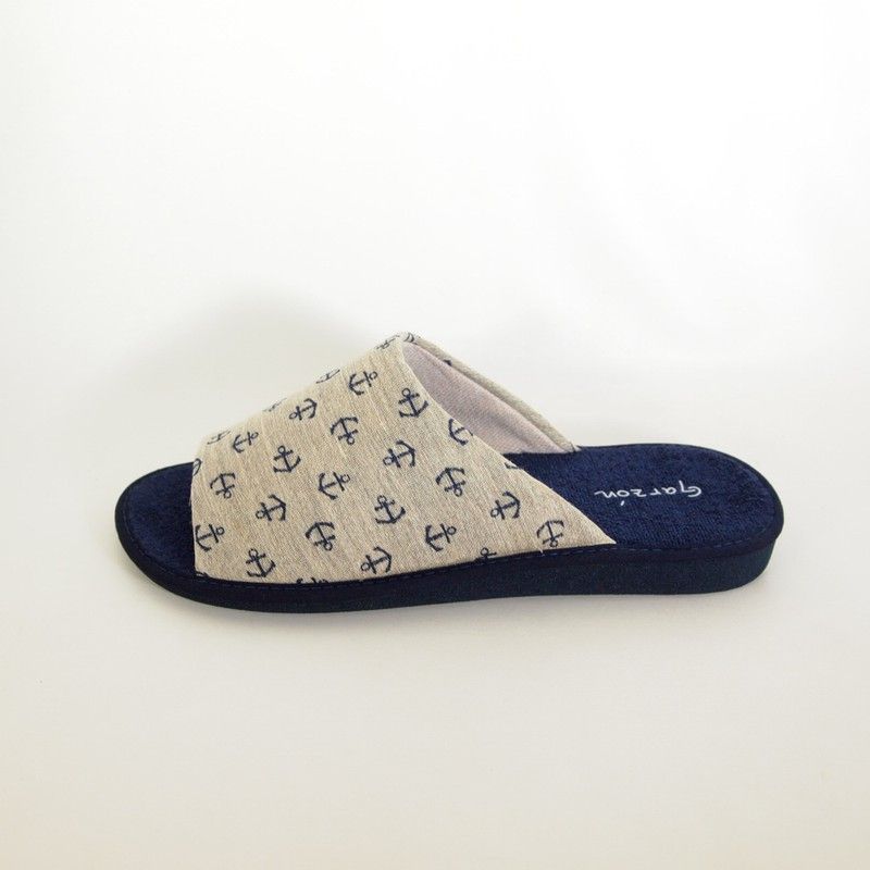 Zapatillas de casa Garzón P375-145 Azul Marino