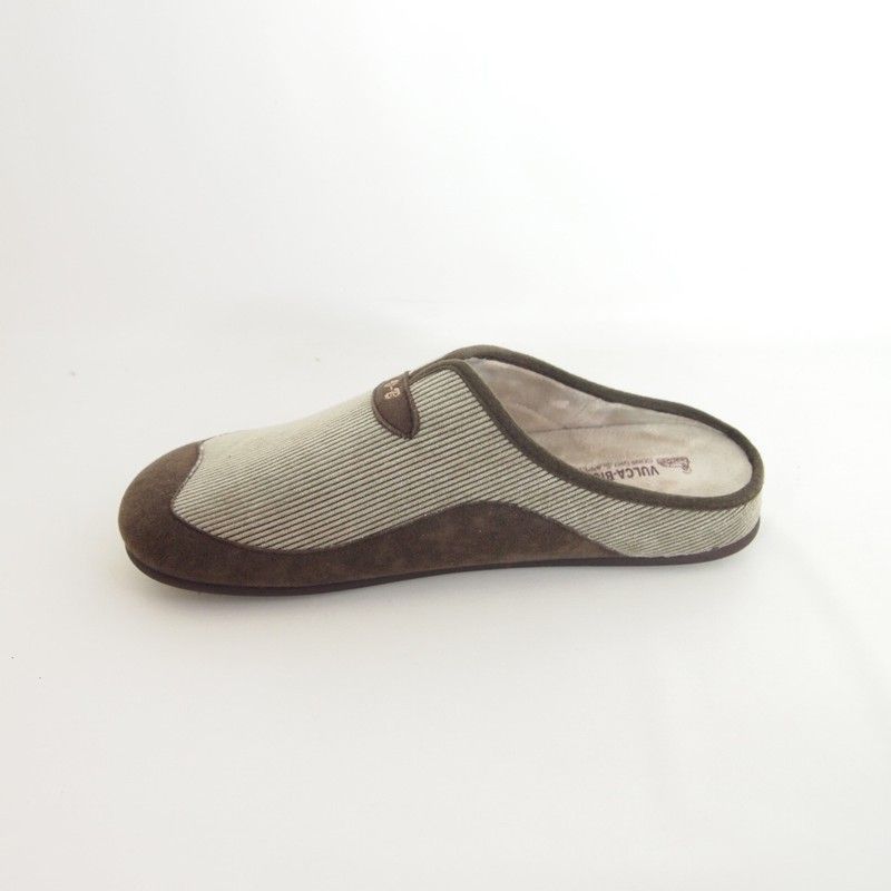 Zapatillas de casa Vulca-Bicha 4868 Kaki-Marrón