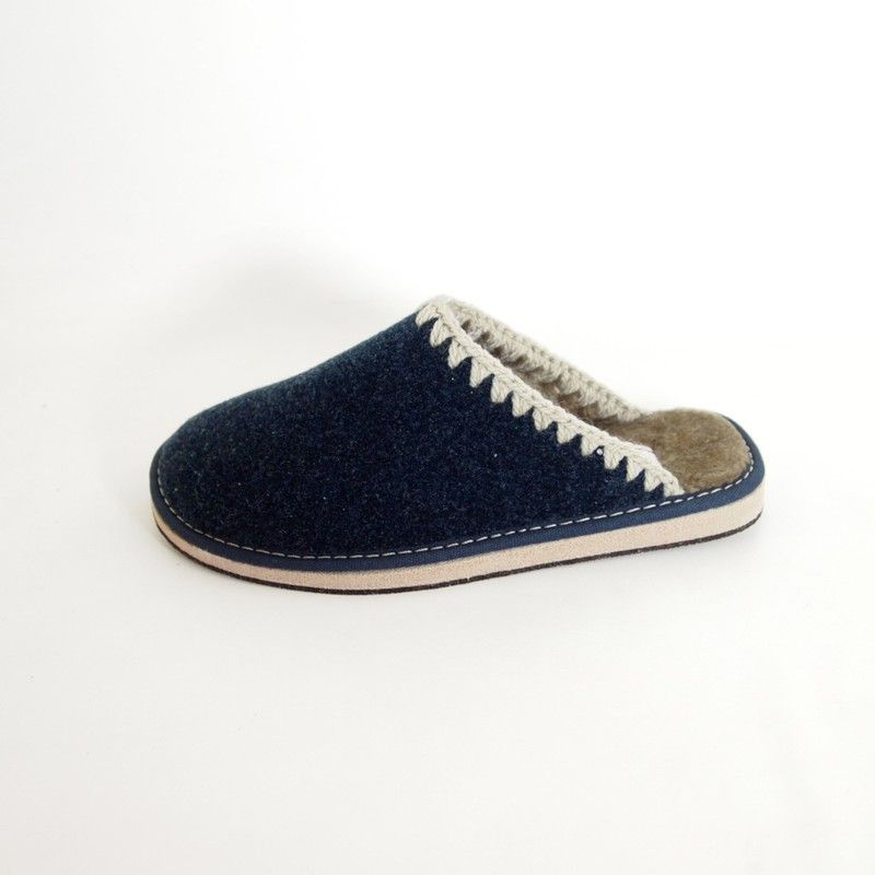 Zapatillas de estar por casa Vul·ladi 2554-041 Azul-Taupe