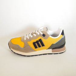 Zapatillas deportivas Mustang 84427 Taupe y Mostaza