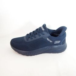 Zapatillas deportivas Skechers 118312 Bobs Squad Chaos Solid Step Azul