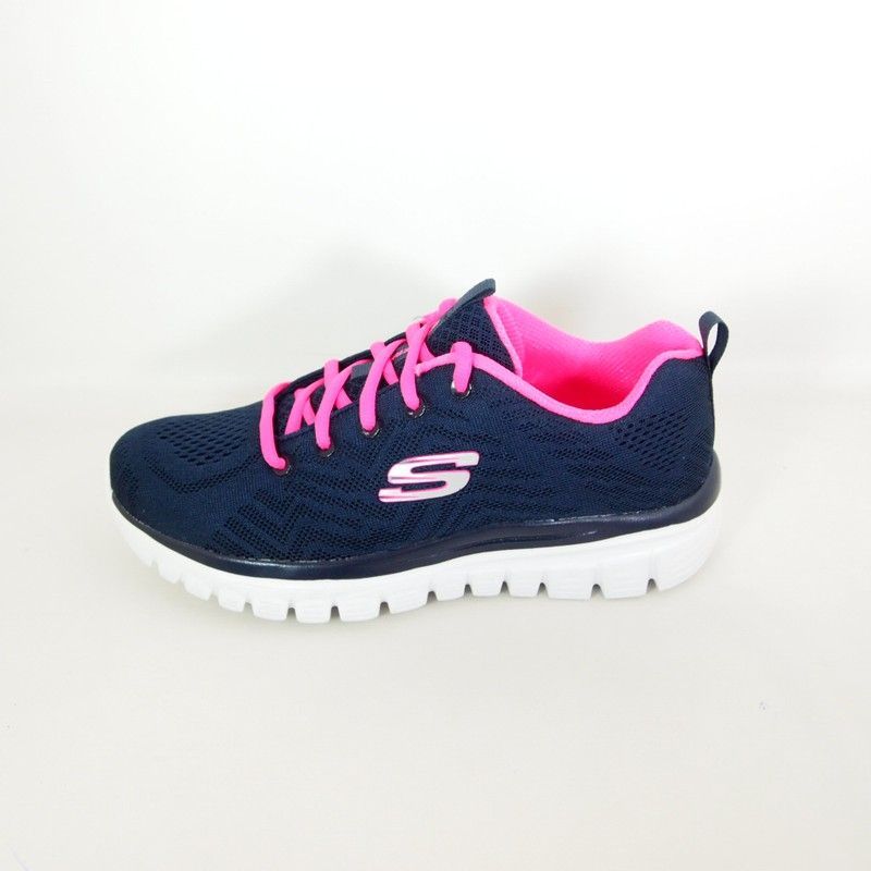 Zapatillas deportivas Skechers 12615 Graceful Get Connected Azul-Rosa