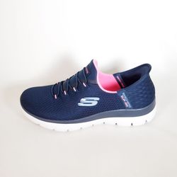 Zapatillas deportivas Skechers 150123 Summits-Diamond Dream Azul y Rosa