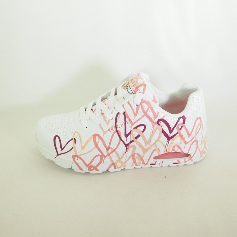 Zapatillas deportivas Skechers 155507 WORL Uno Spread The Love Blanco