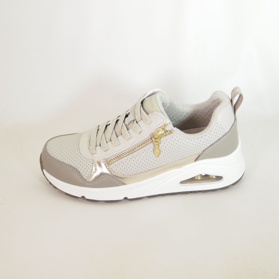 Zapatillas deportivas Skechers 177873 UNO Metallic Sliders Taupe
