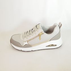 Zapatillas deportivas Skechers 177873 UNO Metallic Sliders Taupe