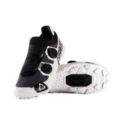 👟⚫⚪🚵 Zapatillas MTB Leatt ProClip 8.0 Race – Negro/Blanco