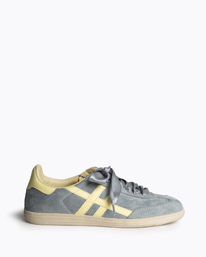 Zapatillas Retro Azul - Amarillo marca Corina REF M5520