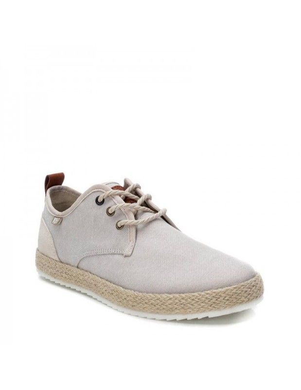 Zapato de cordones lona Xti Beige