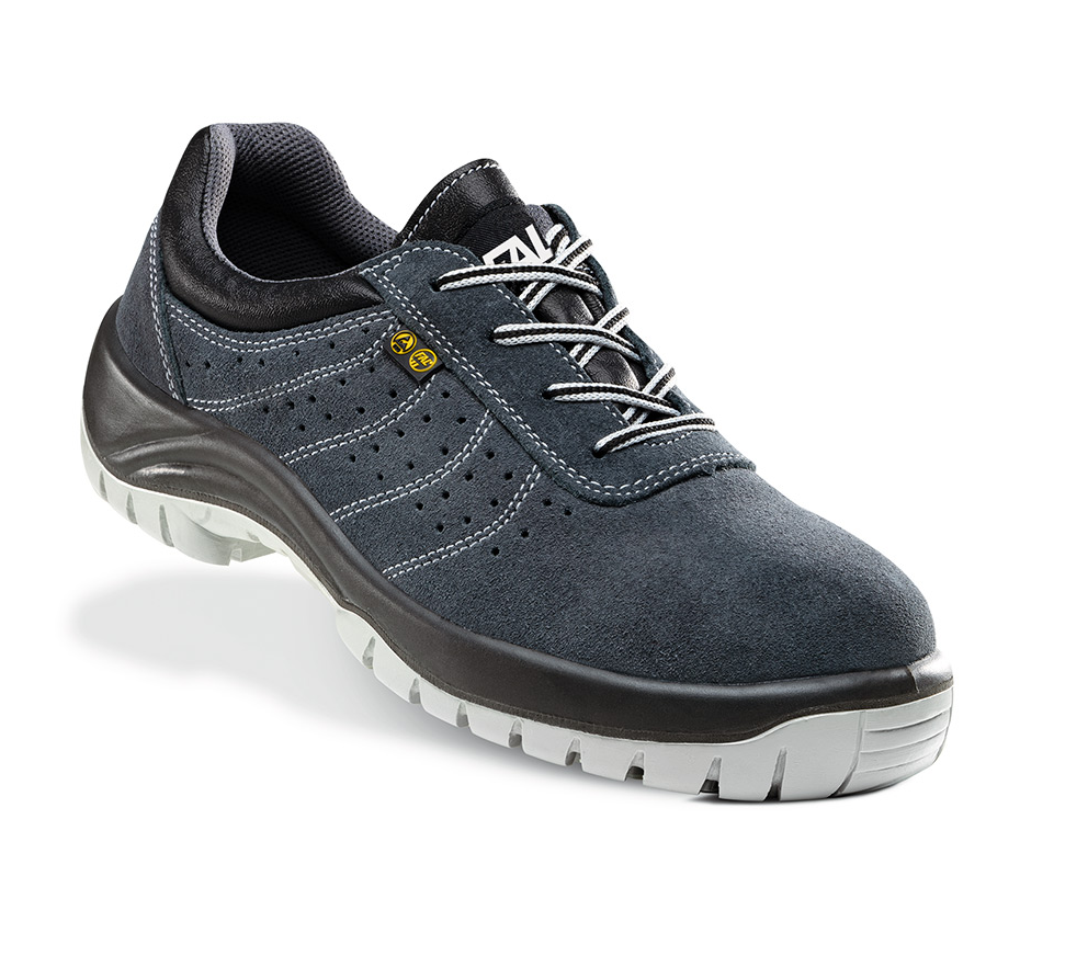 Zapato de seguridad piel serraje gris - SELLA