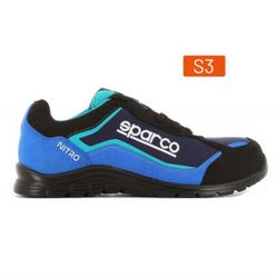 Zapato De Seguridad Sparco Linea Nitro Modelo Petter Negro-Azul, Modelo Marcus Rojo-Negro, Modelo Mikko Negro, Modelo Hannu Blanco, Modelo Didier Negro-Gris,Referencia 07522