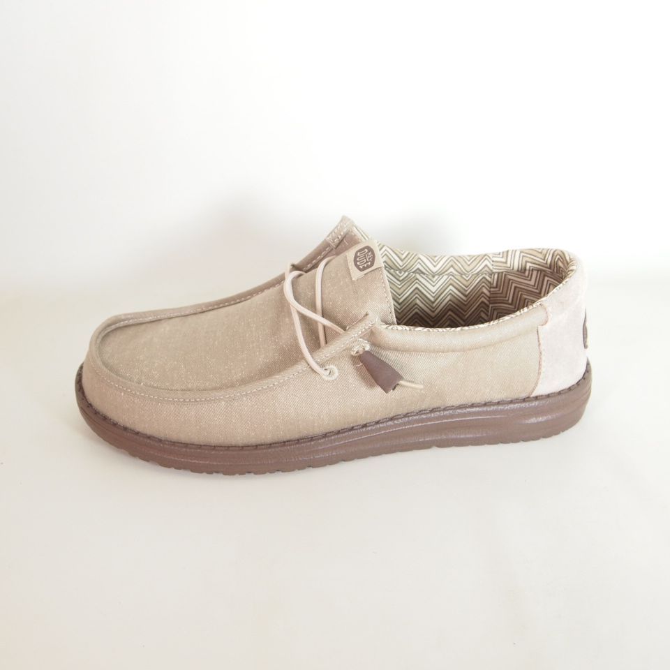 Zapato Hey Dude 44353-OPN Wally Stretch Canvas Block taupe