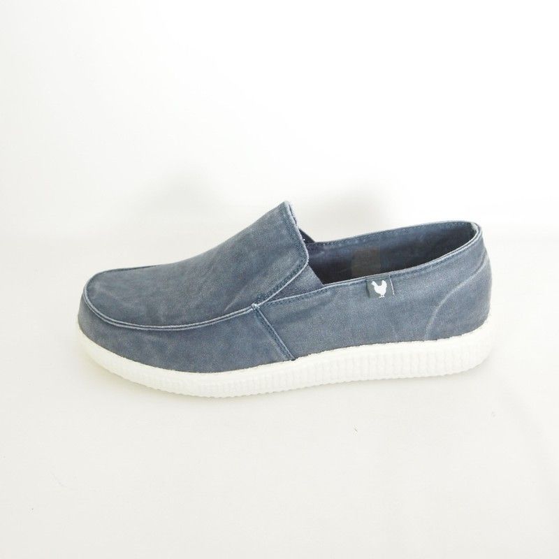 Zapatos Pitas Slip On Azul