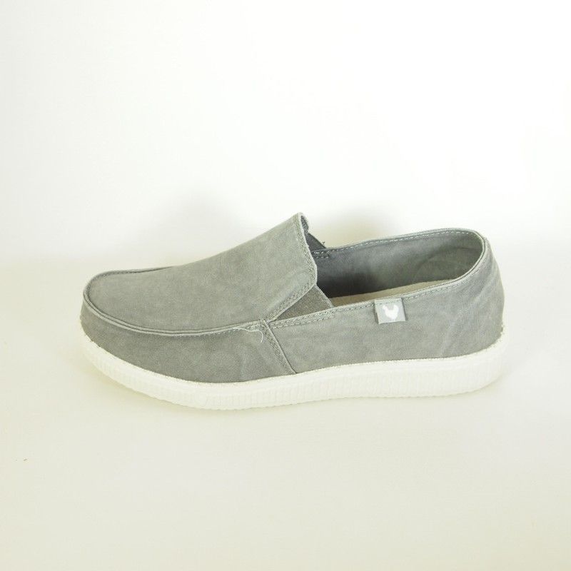 Zapatos Pitas Slip-On Washed Gris