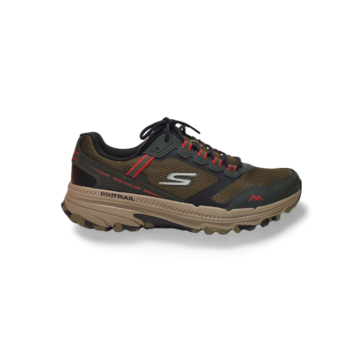 Zapatos Skechers 220754 piel vegana kaki