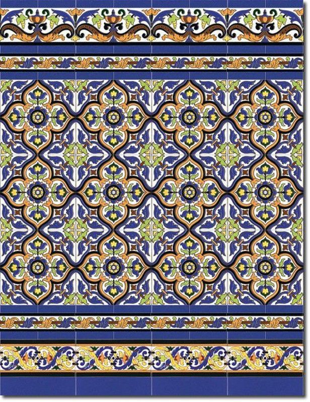 Zócalo Sevillano pintado a mano mod.111