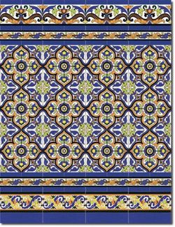 Zócalo Sevillano pintado a mano mod.111