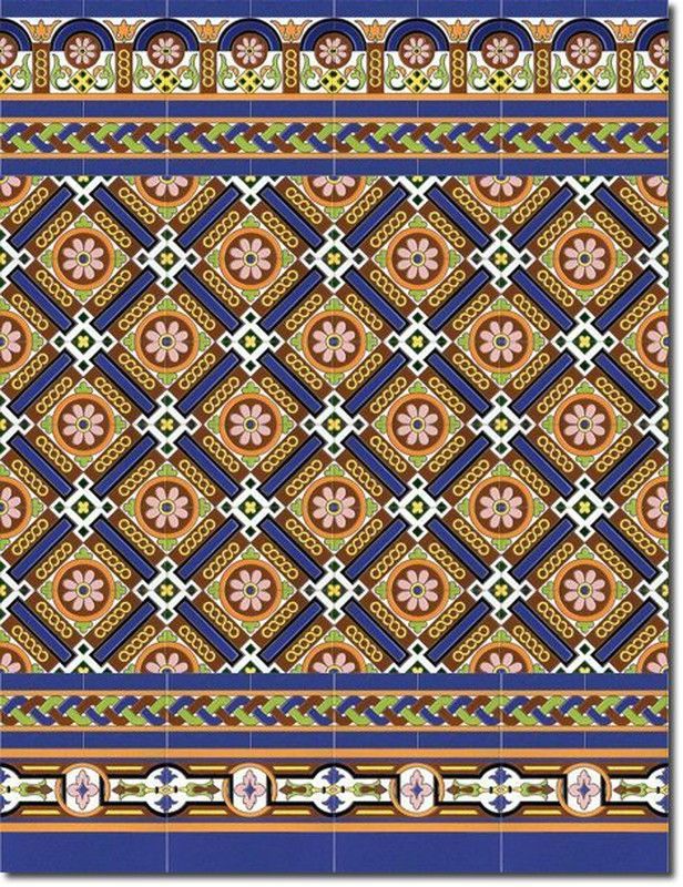 Zócalo Sevillano pintado a mano mod.192