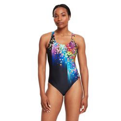 Zoggs Bañador Actionback Mujer Triangle print