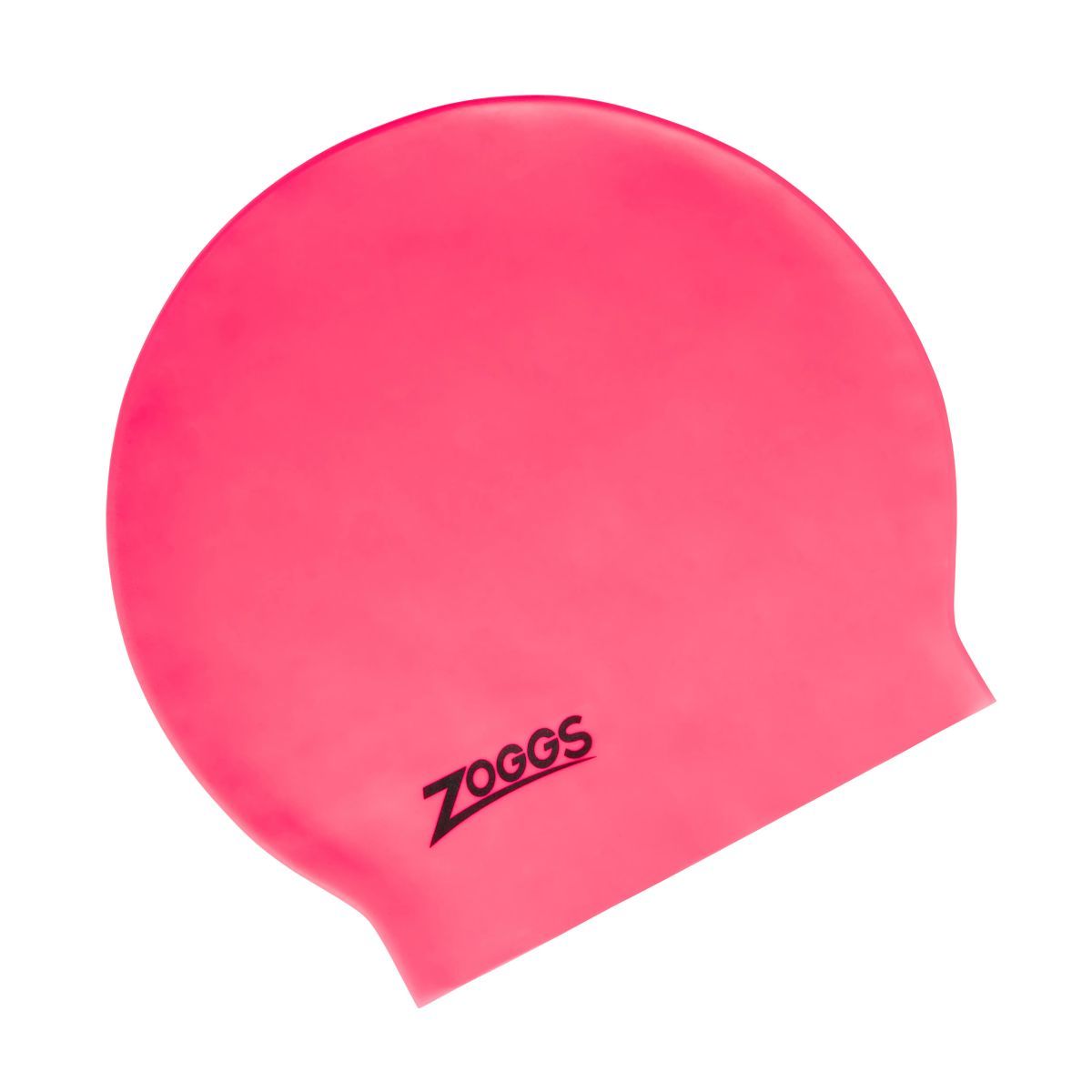 Zoggs Gorro de natación de latex para cabello largo Rosa