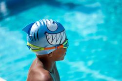 Zoggs Gorro Natación Jnr Character   - Blue Jaws