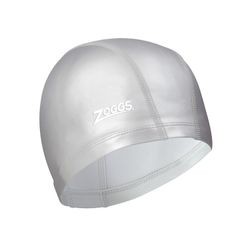 Zoggs Gorro Natación Nylon-Spandex PU Coated   Plateado