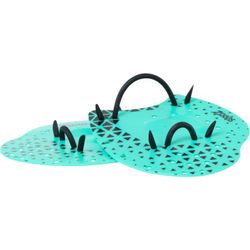 Zoggs Palas Planas Flat Hand Paddles Turquesa Negro