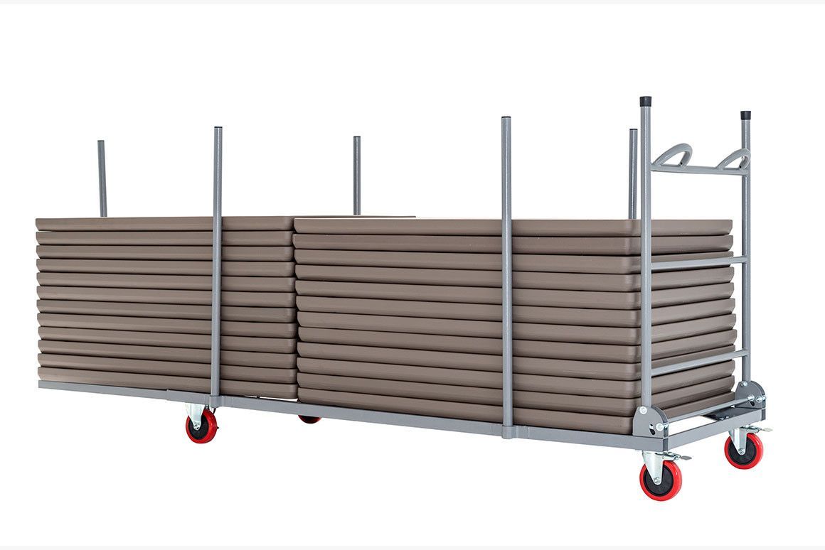 Zown Carro plegable de acero XXLtrolley (para mesas XXL)