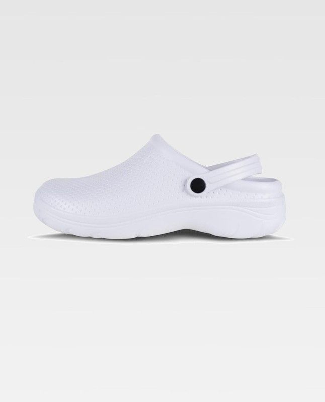 Zueco EVA unisex Ultraligero, ergonómico Anatómico, con cámara ortopédica, suave para los pies Blanco