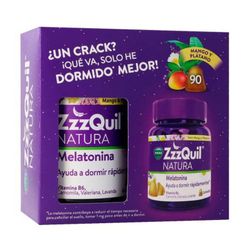 Zzzquil Natura Mango Platano 90 Gominolas