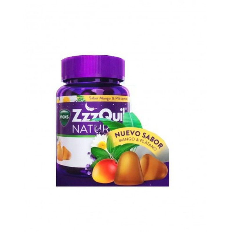 Zzzquil Natura Mango-Plátano Gummies
